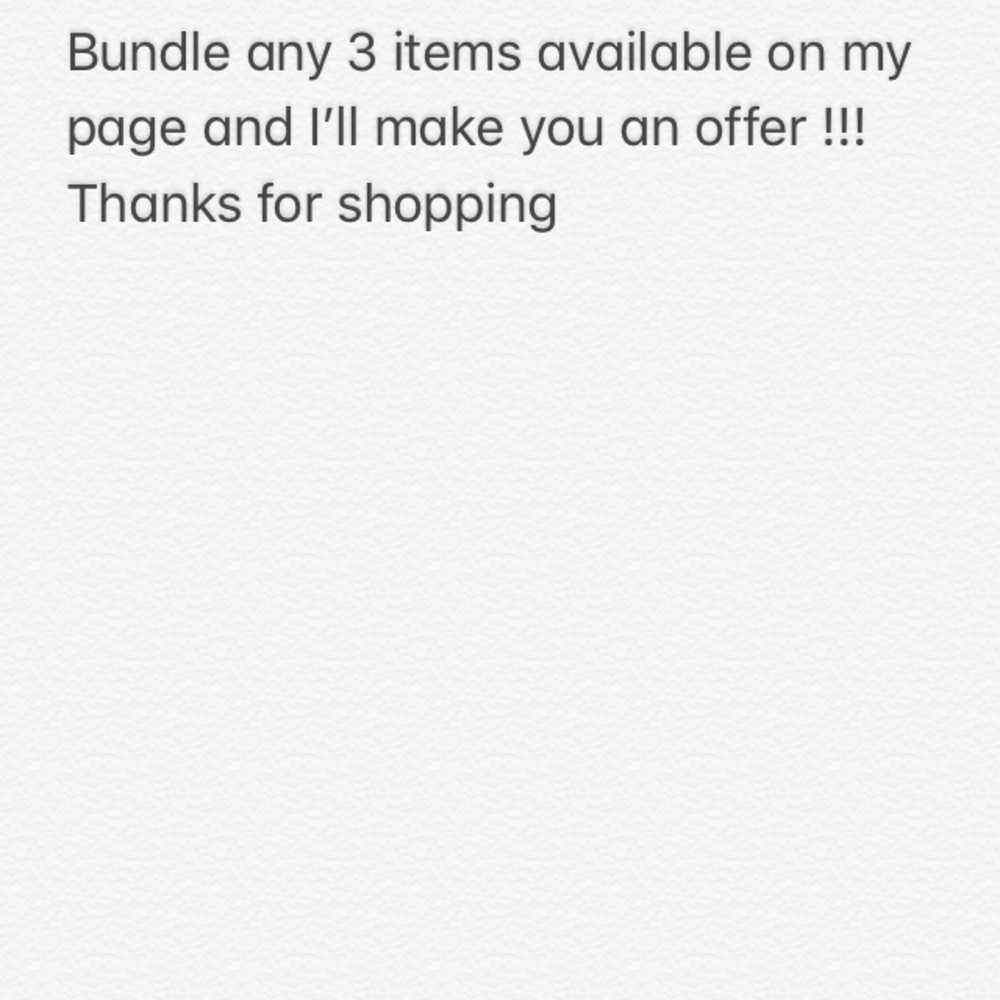 Bundle the things you like and I’ll make an offer